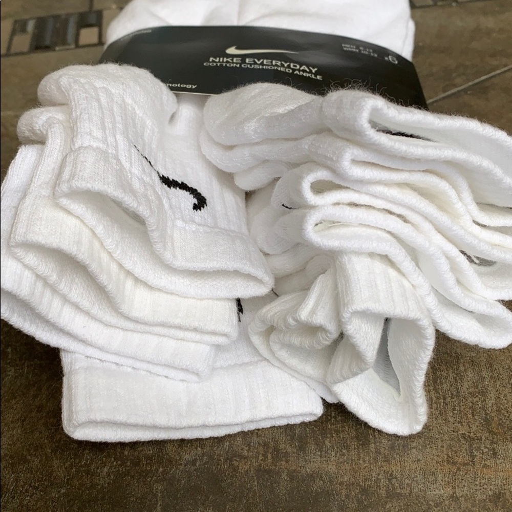 NIKE EVERYDAY COTTON CUSHIONED ANKLE 6 pairs socks - Picture 3 of 16